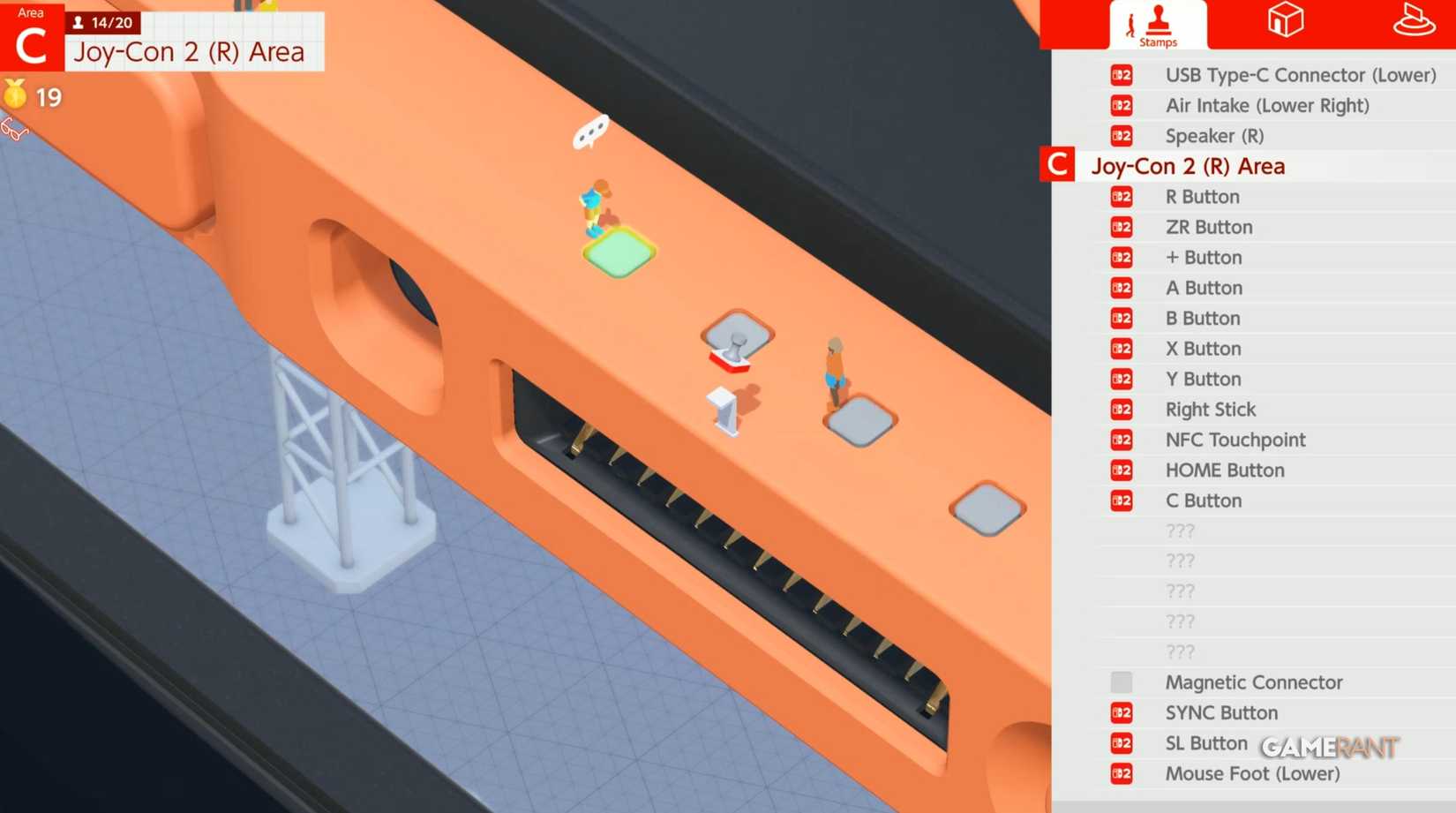 magnetic connector joy con right