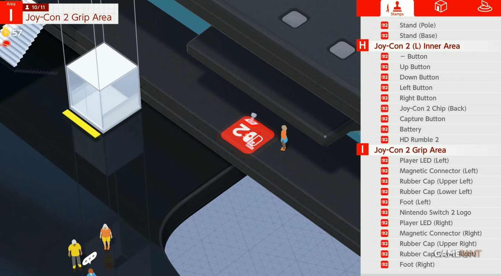 magnetic connector left joy con grip