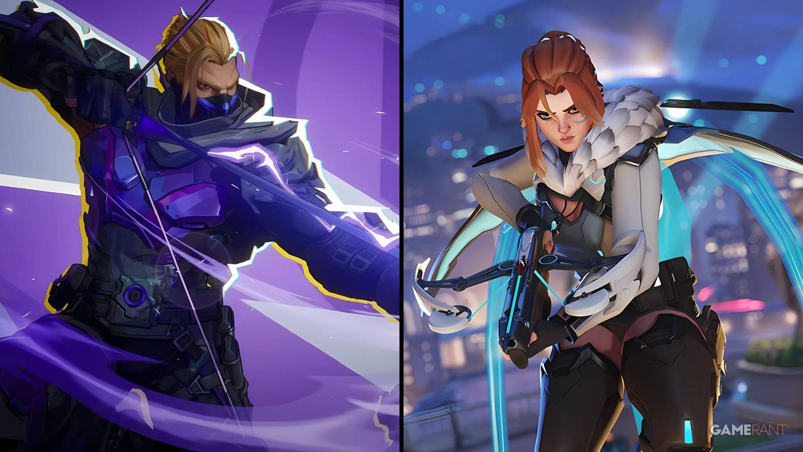 Marvel Rivals Hawkeye and Overwatch 2 Freja