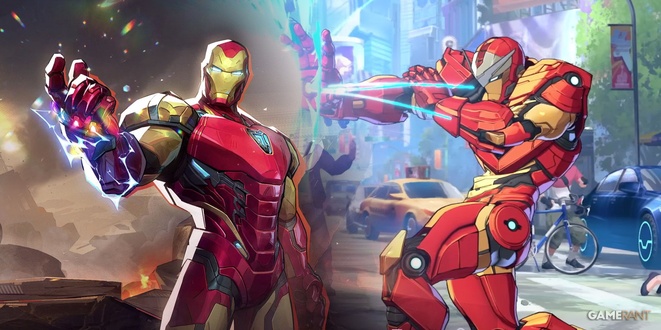 Marvel Tokon Iron Man Design vs Rivals