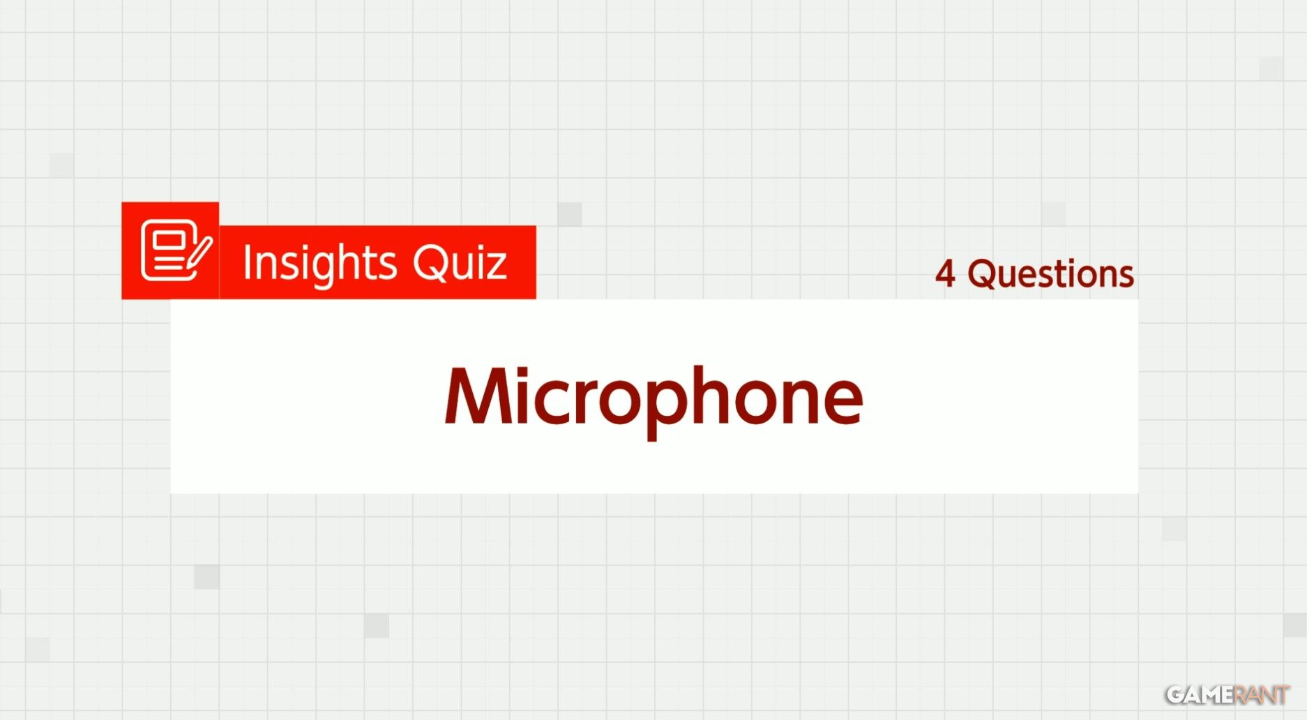 microphone insights quiz