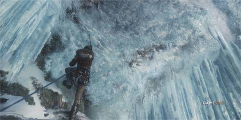 10 Best Third-Person Shooters of the 2010s, Ranked Lara climbing Ice