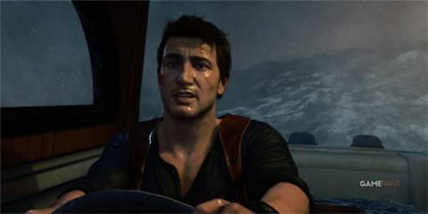 10 Best Third-Person Shooters of the 2010s, Ranked Nathan driving a boat in rough sea