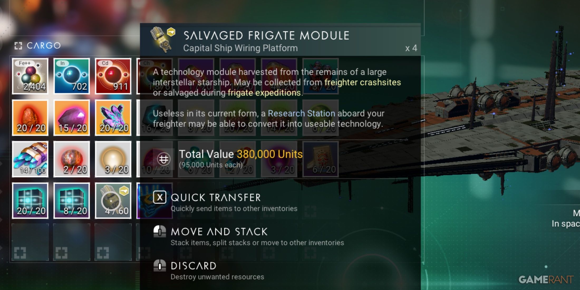 No Man's Sky Best Ways To Get Frigate Modules