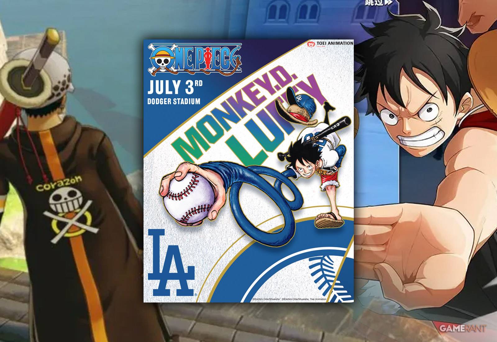 One Piece's Dodgers Collaboration Makes a Case for an Unusual Anime Game One Piece's Dodgers Collaboration Makes a Case for an Unusual Anime Game