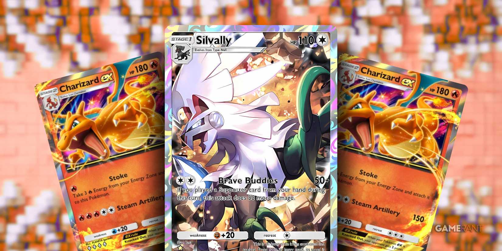 silvally and a2b charizard ex cards in pokemon tcg pocket.