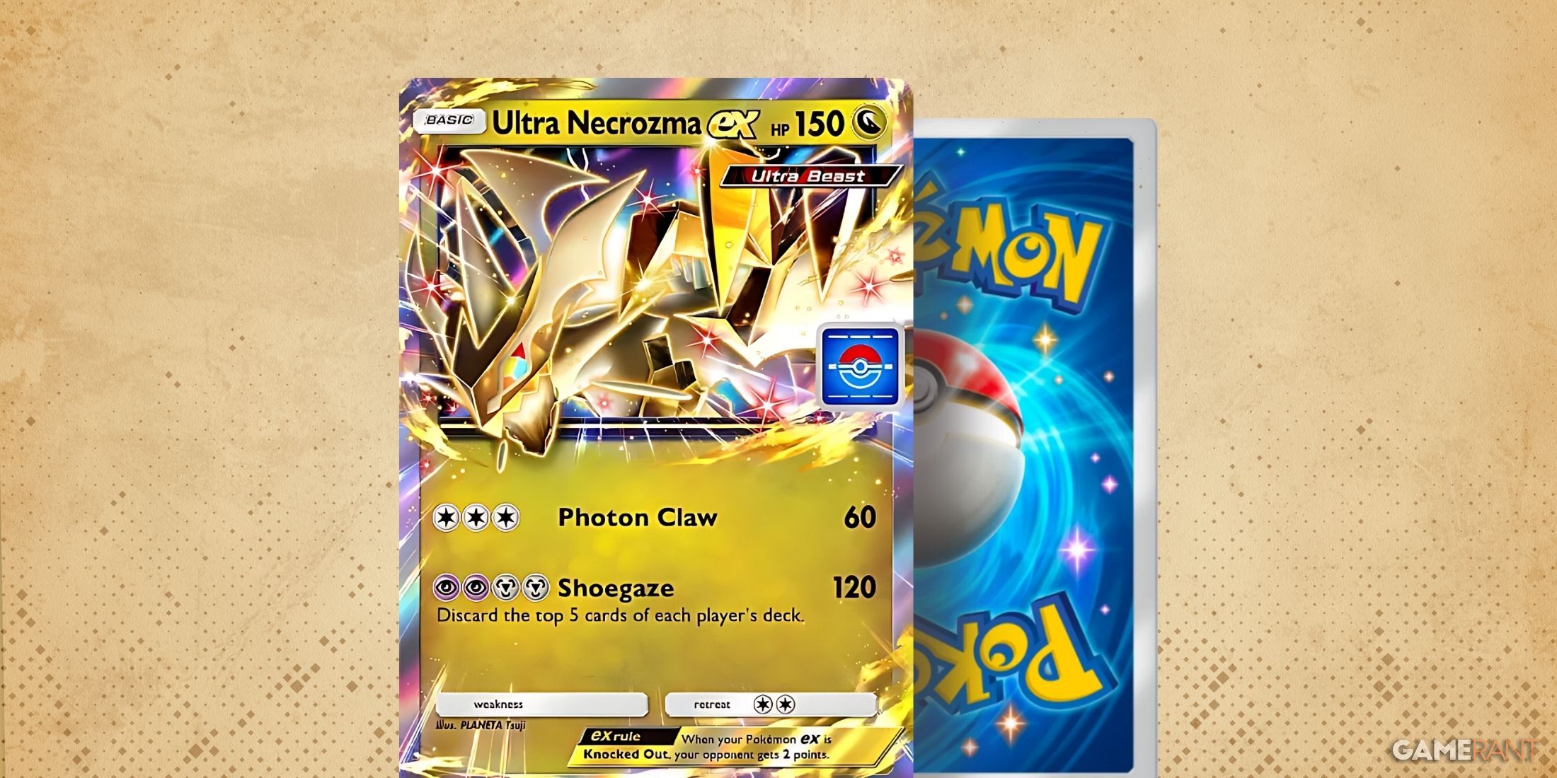 Ultra Necrozma Ex cards in Pkemon TCG.