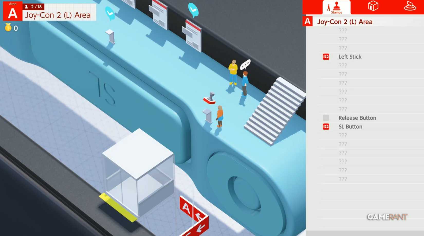 release button welcome tour