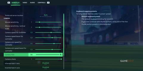 Rematch - Camera FOV