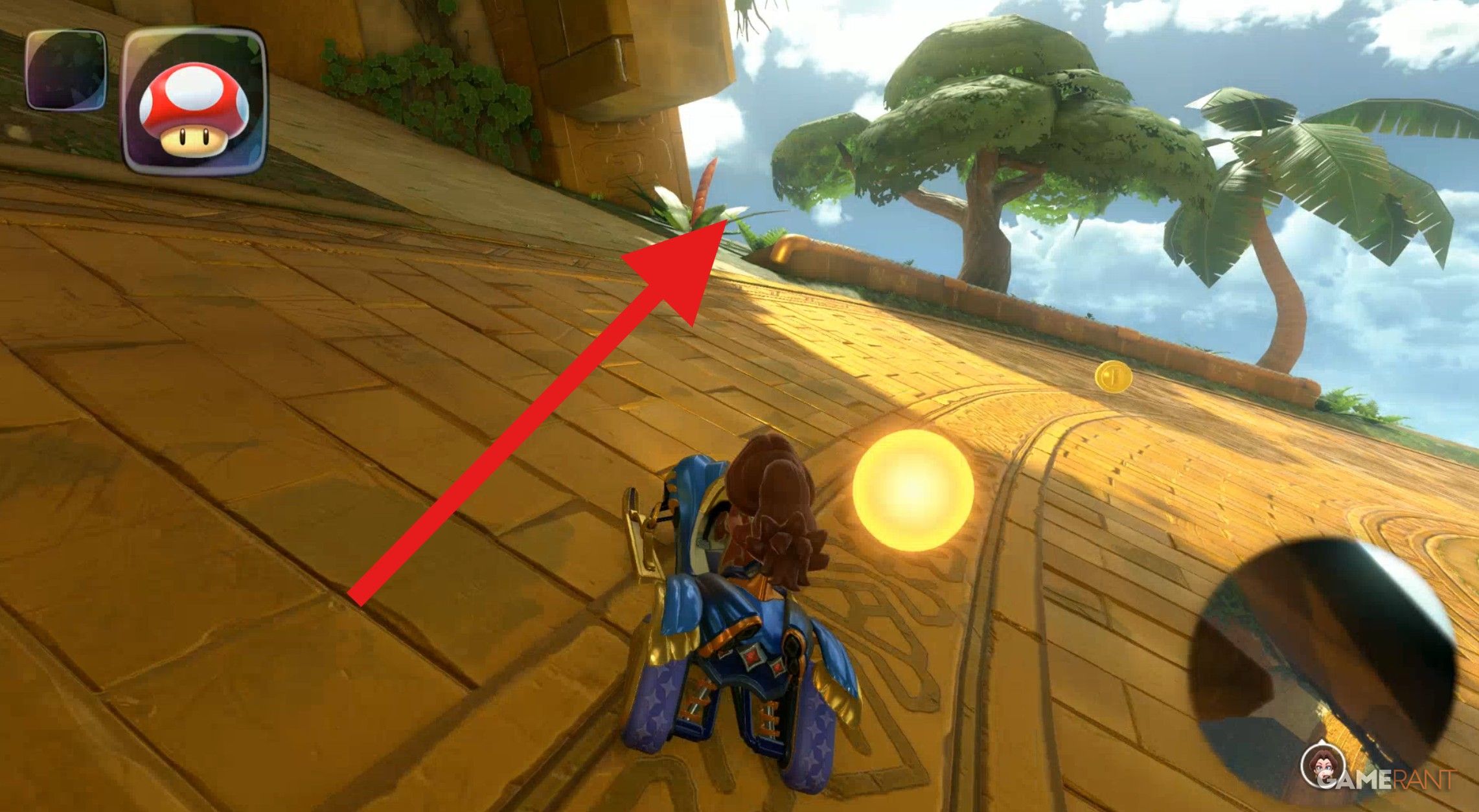 Great Block Ruins Yellow Question Mark Panels in Mario Kart World