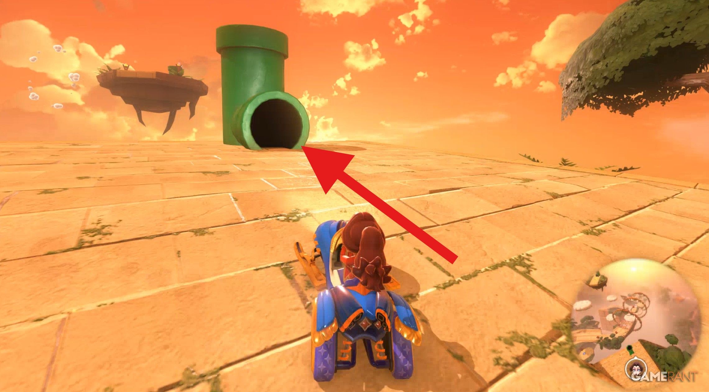 Great Block Ruins Yellow Question Mark Panels in Mario Kart World