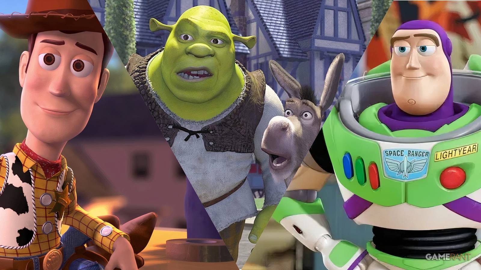 Shrek and Toy Story feature