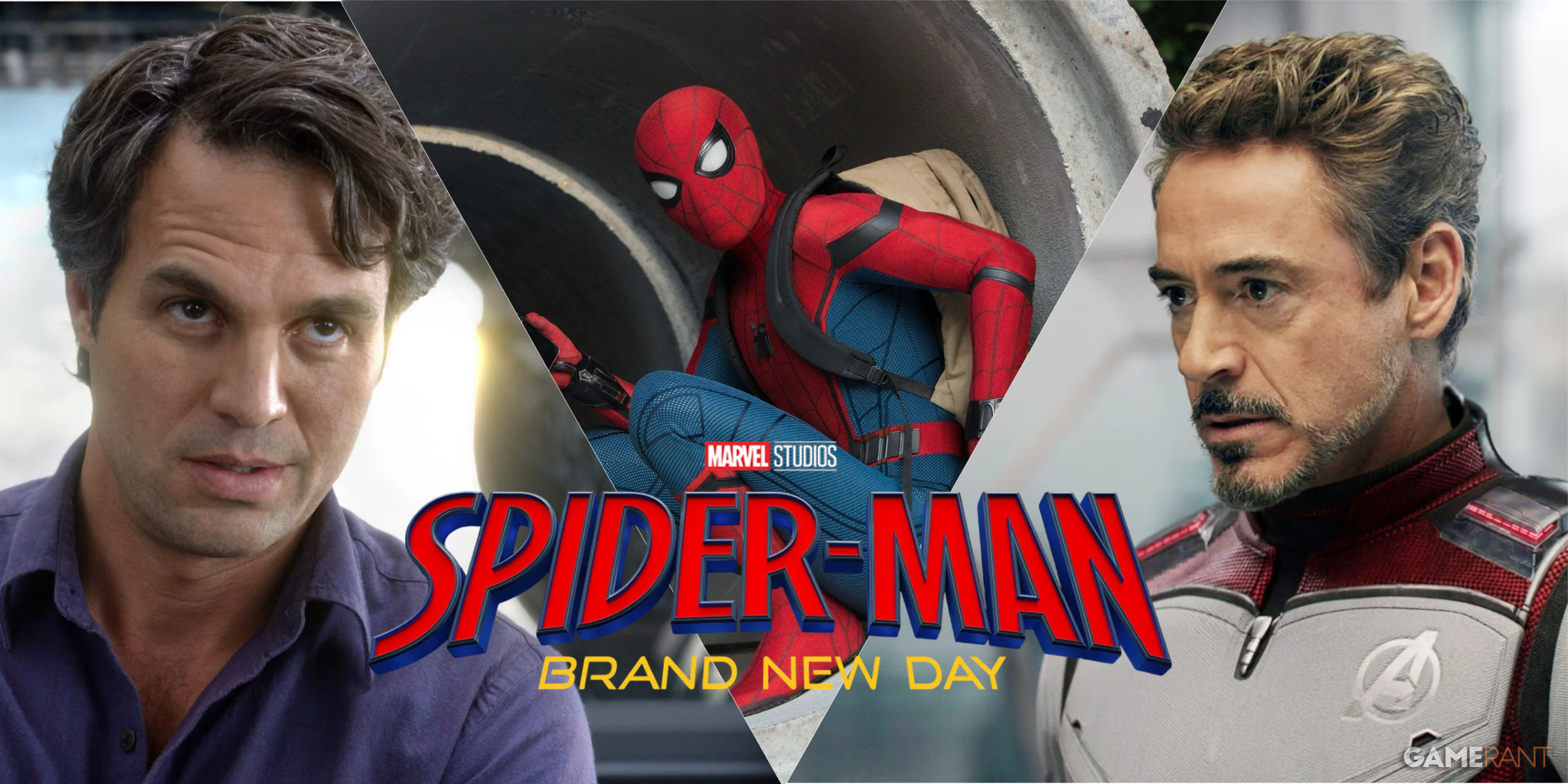 Spider-Man brandneuer Tag mit Bruce Banner und Tony Stark
