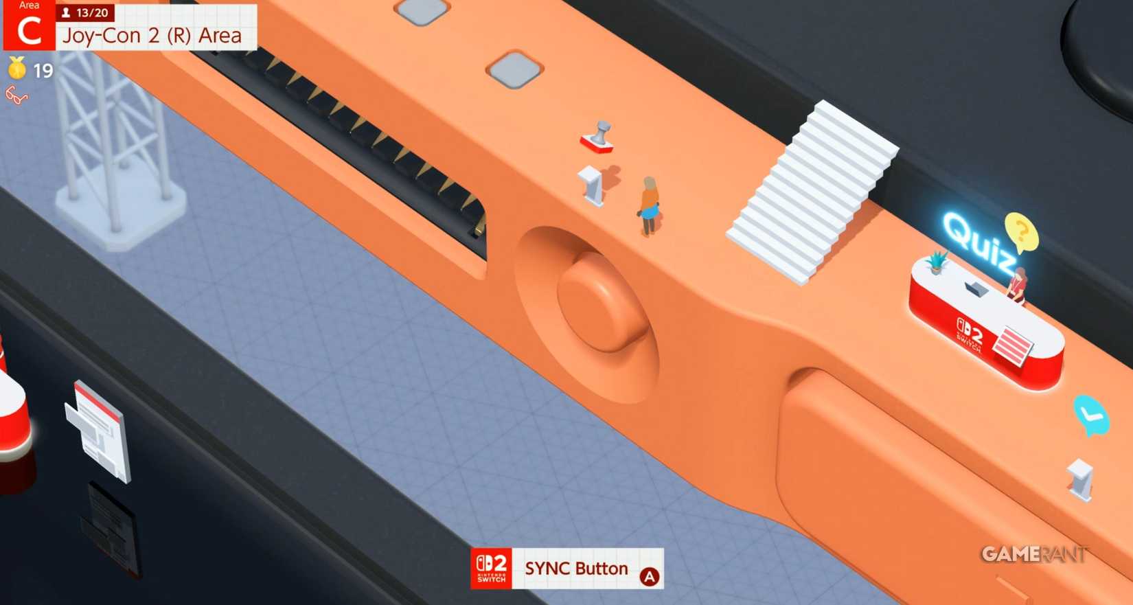 sync button right joy con