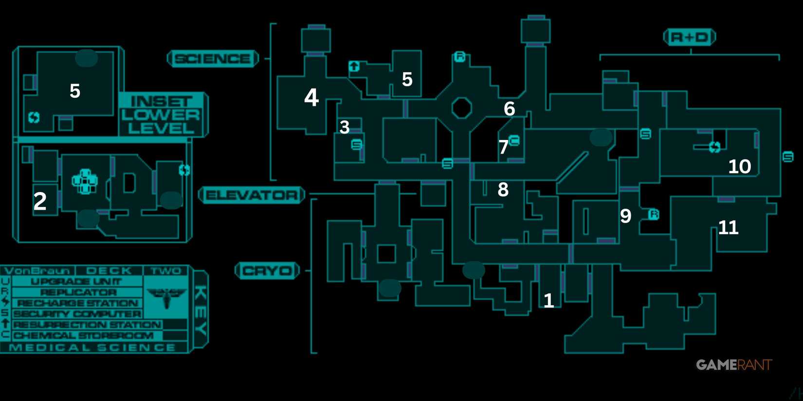 System Shock 2 Deck 2 MedSci Science sector