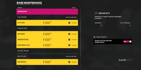 The Alters Base in Bad Condition