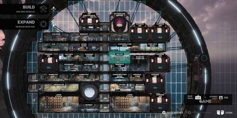 The Alters Base With Six Rapidium Arks Built