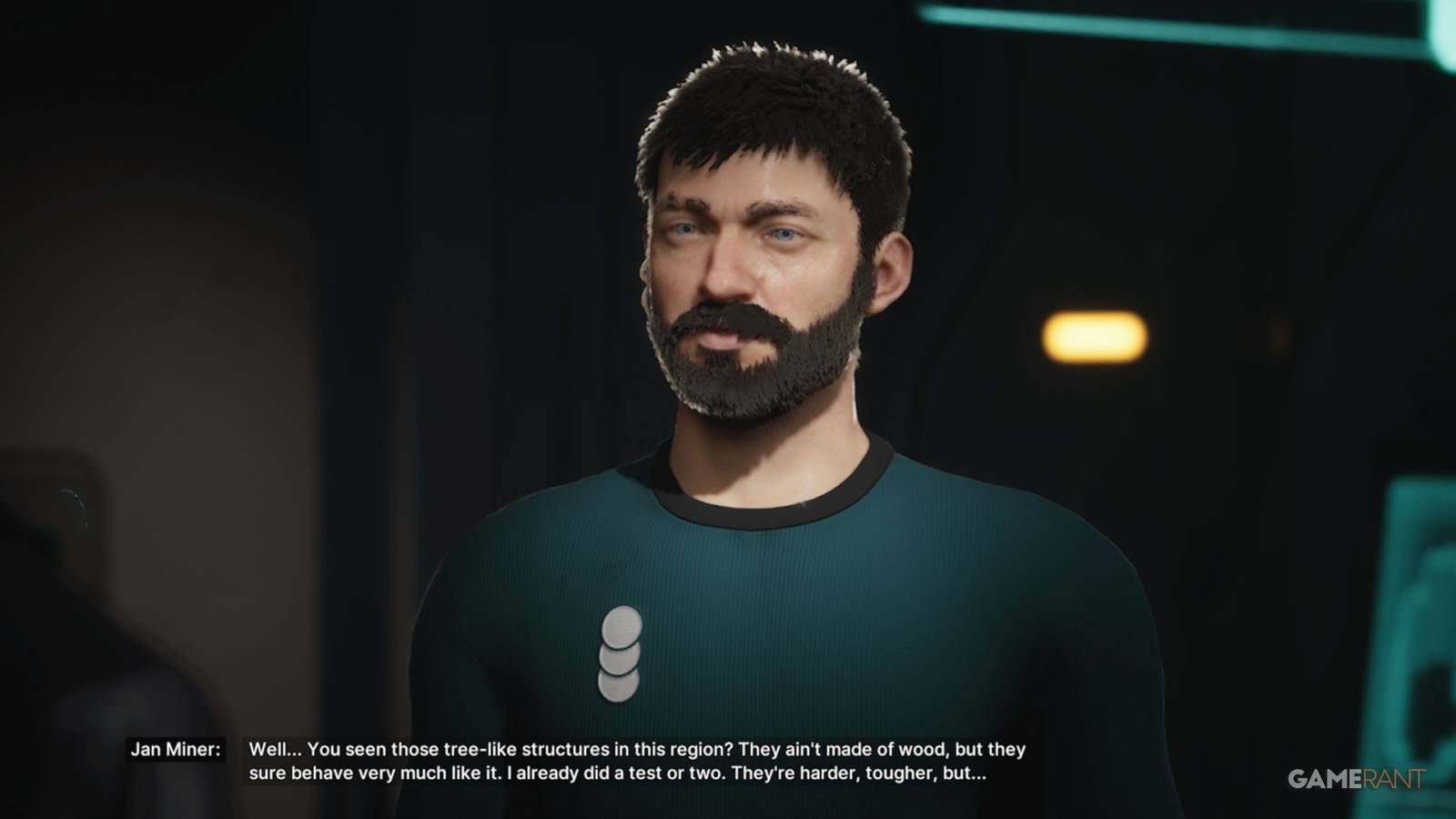 The Alters Miner Describes Unusually Colored Rock In Act 3