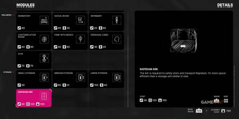 The Alters Rapidium Ark Build Module