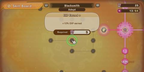 EXP Earned Plus Skill in Fantasy Life I: The Girl Who Steals Time