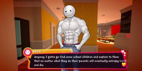 Doug doing his job in Date Everything