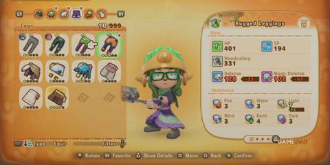 Rugged Leggings in Fantasy Life I: The Girl Who Steals Time