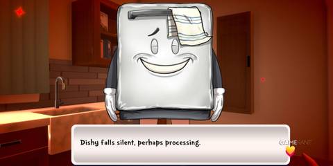 Dishy falling silent in Date Everything