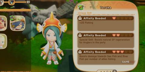 Teruha's first page of Unique Skills in Fantasy Life I: The Girl Who Steals Time