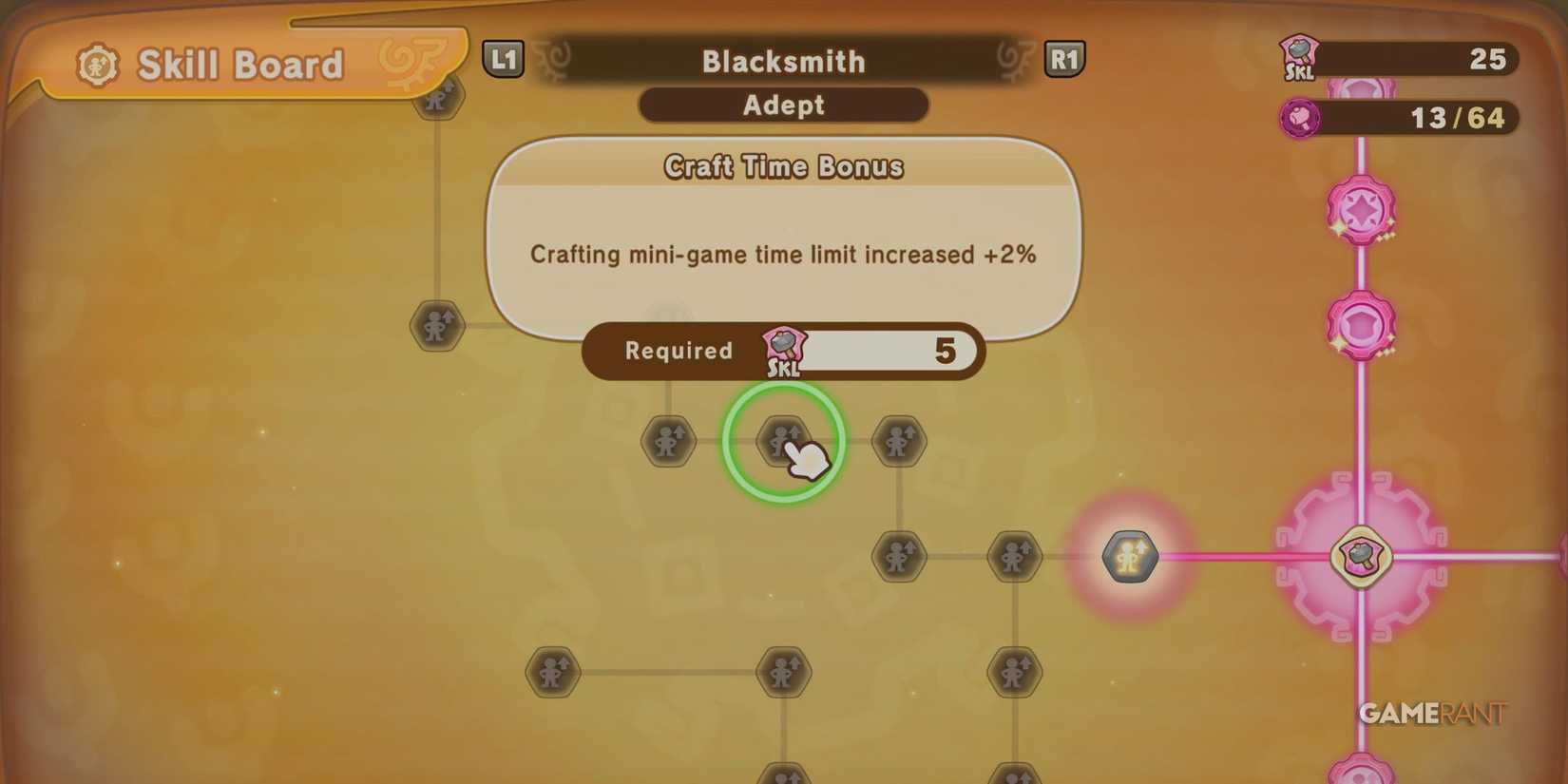 Craft Time Bonus in Fantasy Life I: The Girl Who Steals Time