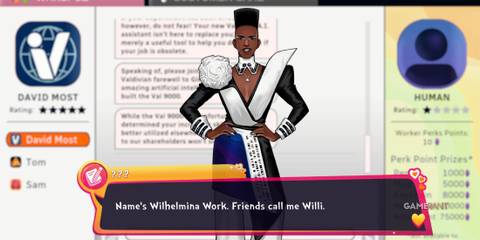 Willi introducing herself in Date Everything