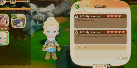 Orlando's second page of Unique Skills in Fantasy life I: The Girl Who Steals Time