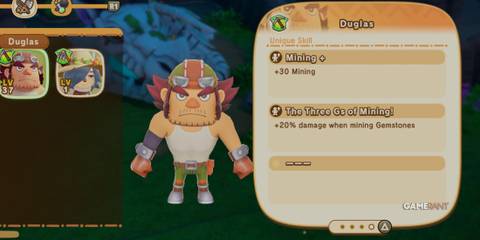 Duglas' second page of Unique skills in Fantasy Life I: The Girl Who Steals Time