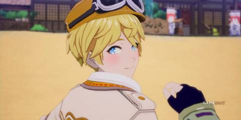 Mauro turning back to look at the player in Rune Factory: Guardians of Azuma