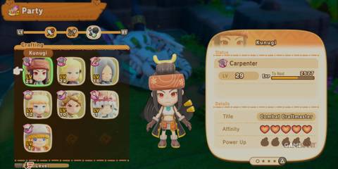Kunugi in Fantasy Life I: The Girl Who Steals Time