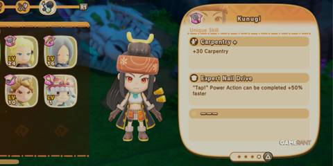 Kunugi's second page of Unique Skills in Fantasy Life I: The Girl Who Steals Time