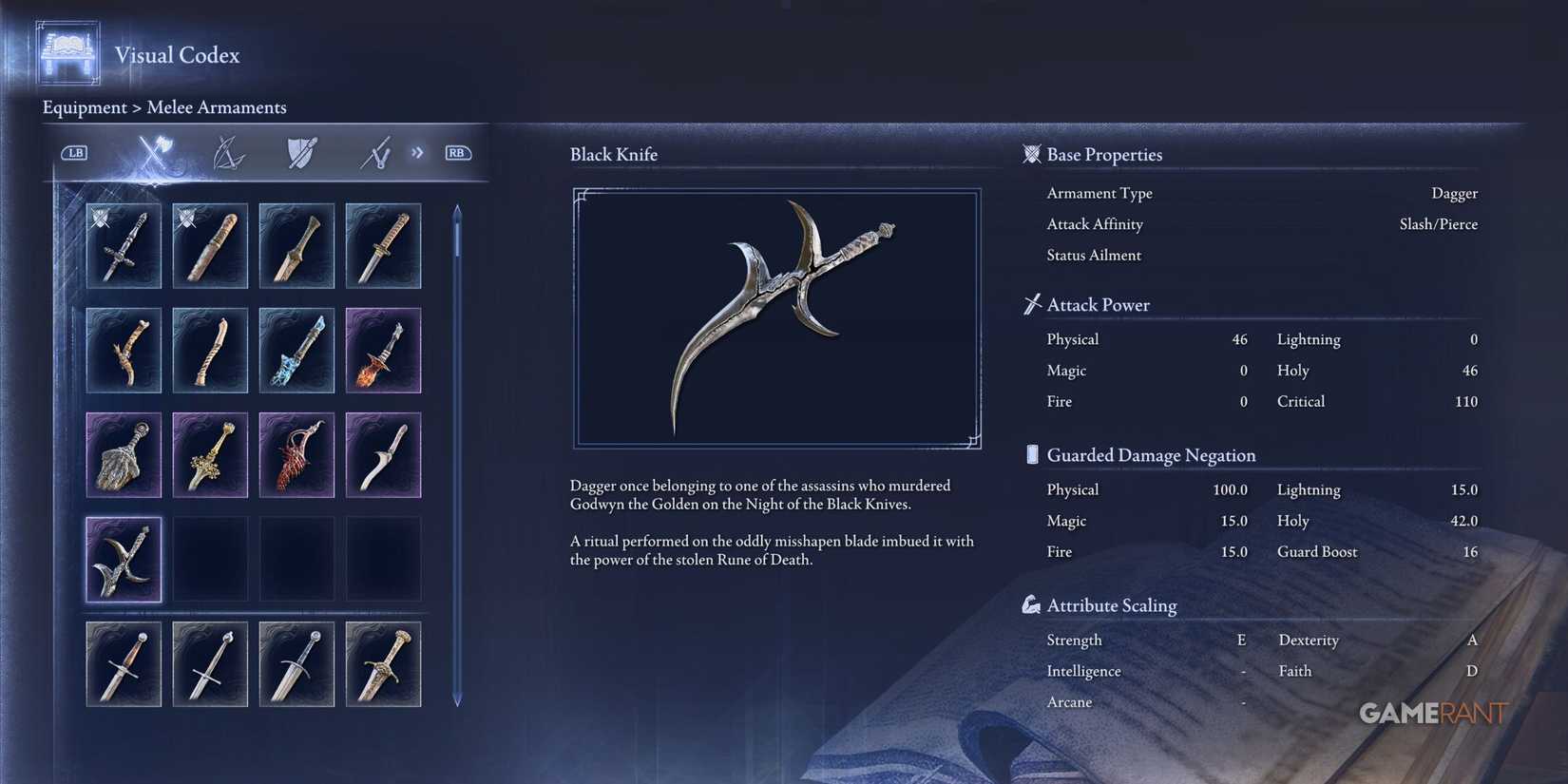 Black Knife in Elden Ring Nightreign