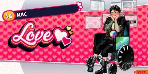 Mac love screen in Date Everything