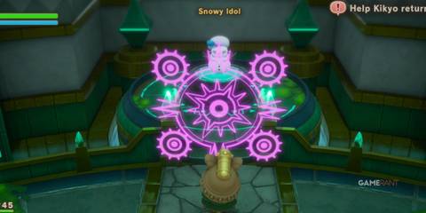 Snow Idol in a shrine in Fantasy Life I: The Girl Who Steals Time