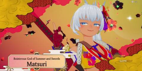 Matsuri intro screen in Rune Factory: Guardians of Azuma