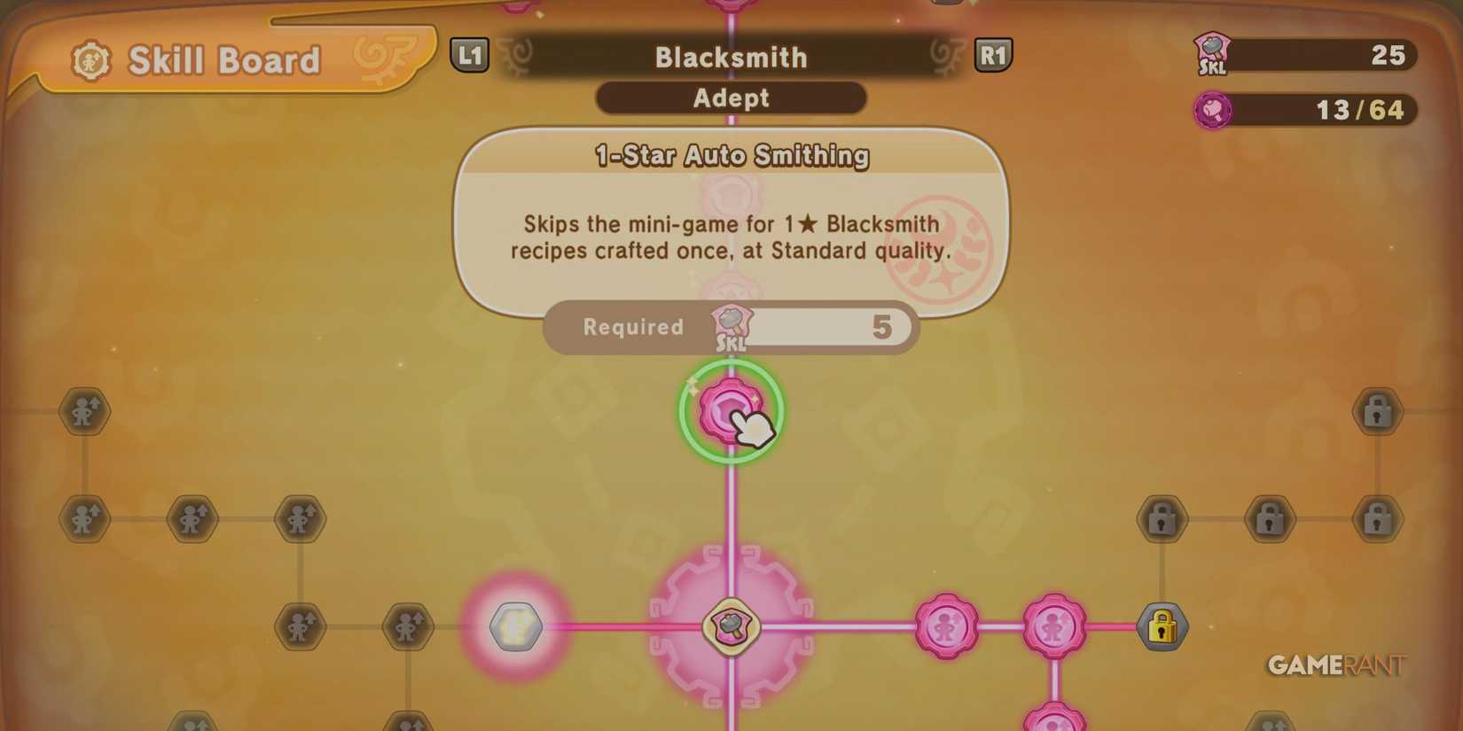 1-Star Auto Smithing in Fantasy Life I: The Girl Who Steals Time
