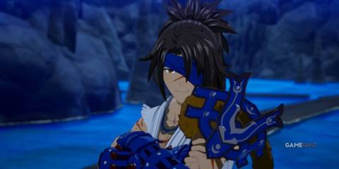 Murasame in a cave in Rune Factory: Guardians of Azuma