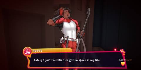 Hoove looking stressed in Date Everything