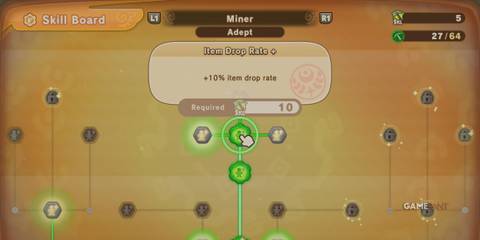 Item Drop Rate Plus skill in Fantasy Life I: The Girl Who Steals Time