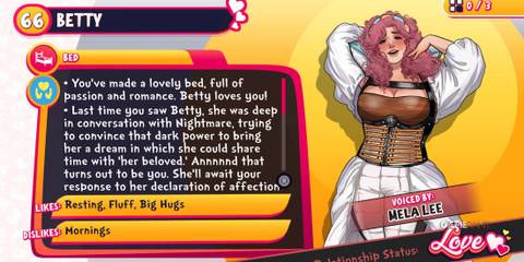 Betty in the Date-A-Dex in Date Everything