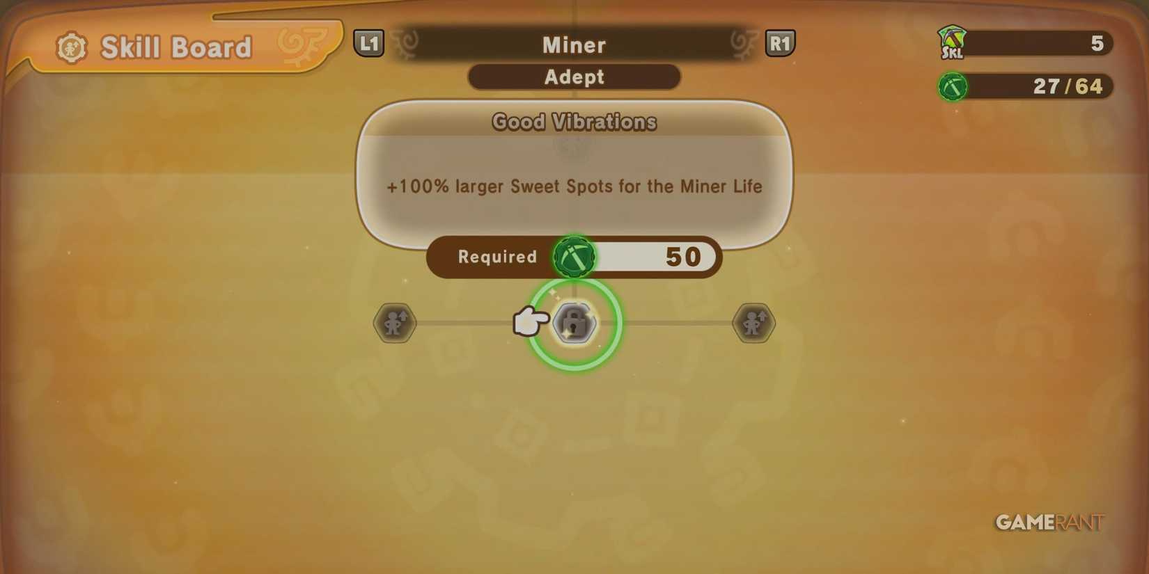 Good Vibrations skill in Fantasy Life I: The Girl Who Steals Time