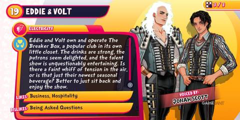 Eddie and Volt in the Date-A-Dex in Date Everything