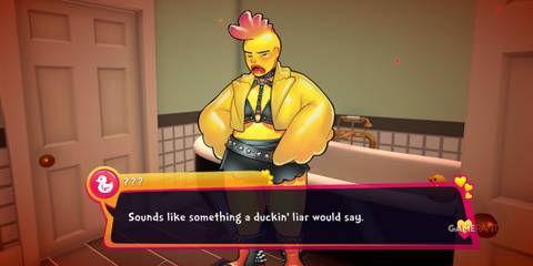 Rebel calling the player a liar in Date Everything