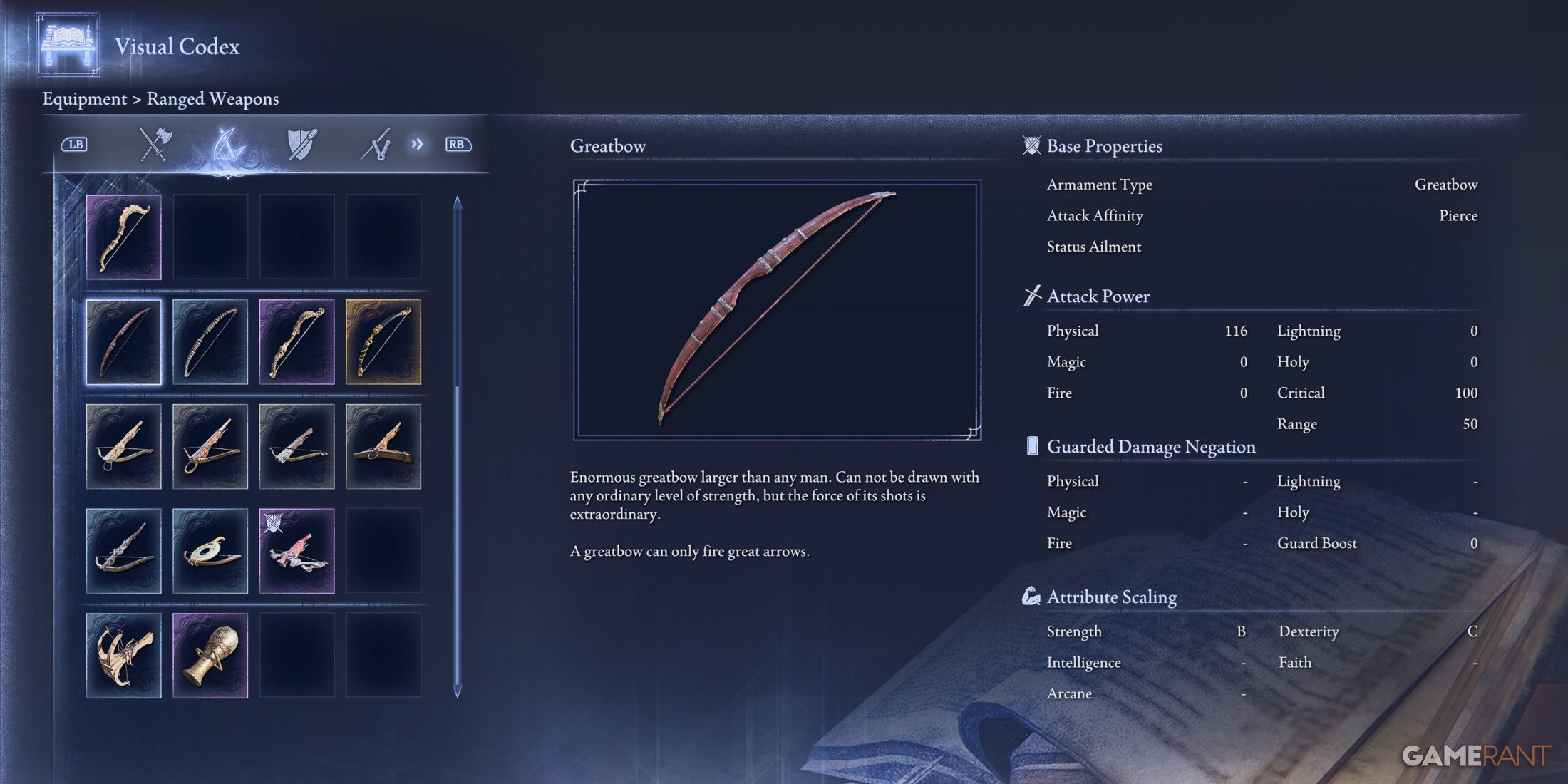 Greatbow in Elden Ring Nightreign