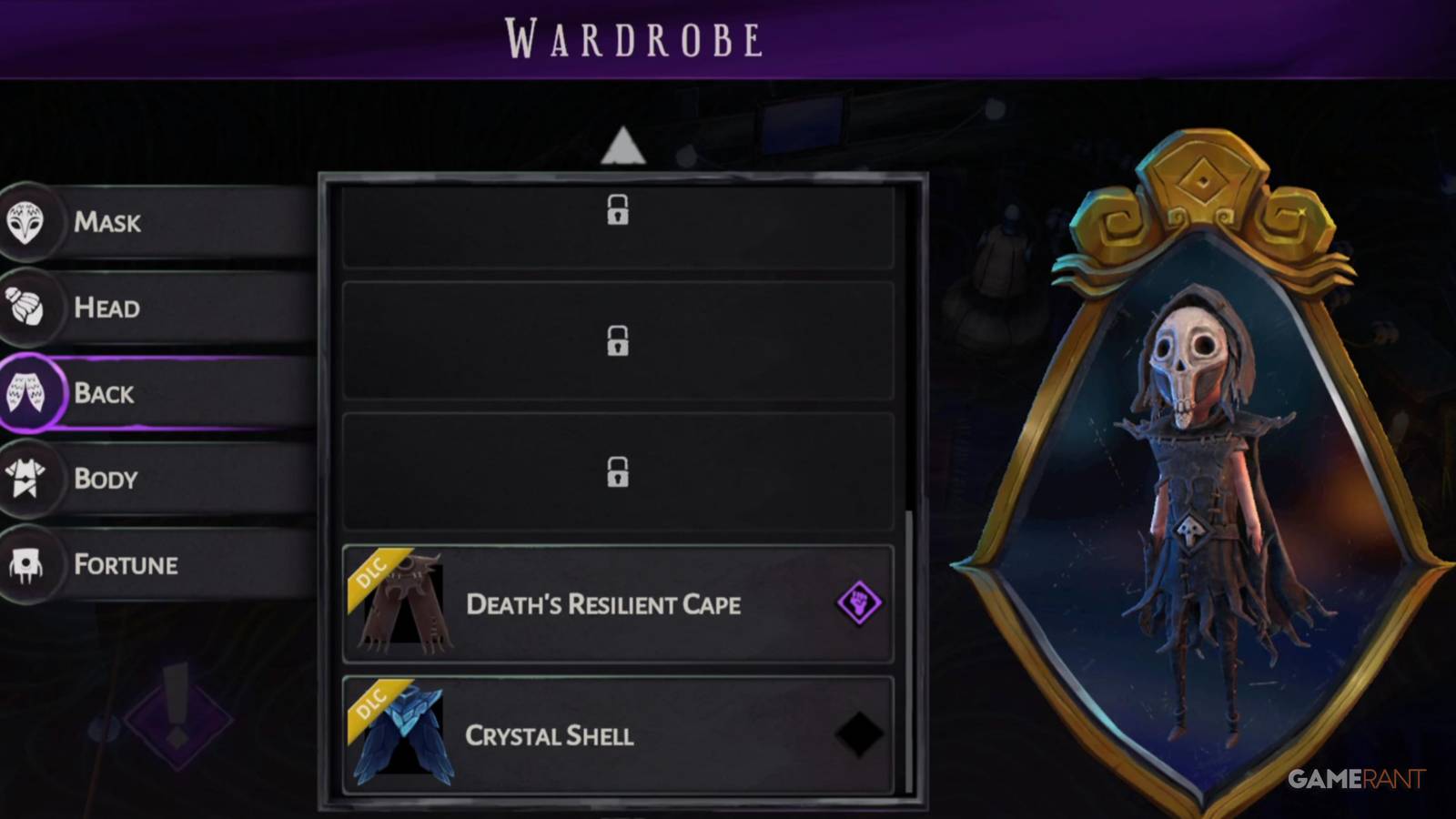 Wardrobe in Lost in Random The Eternal Die Featured Image