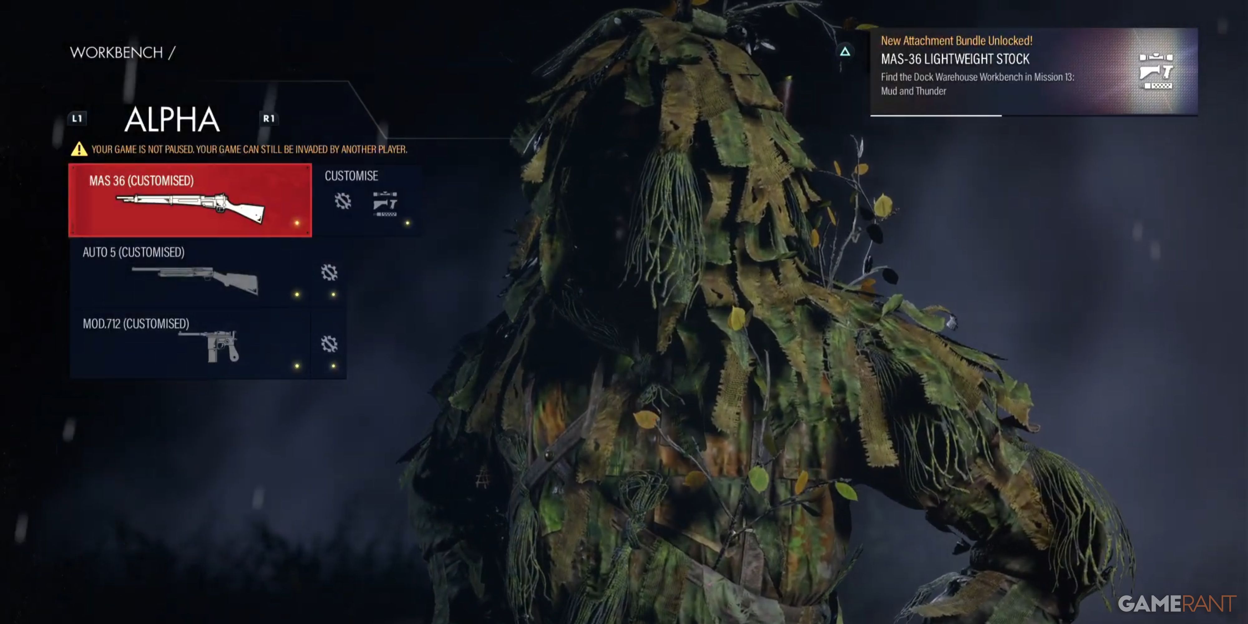 Workbench 3 Mud and Thunder Sniper Elite Resistance Collectibles